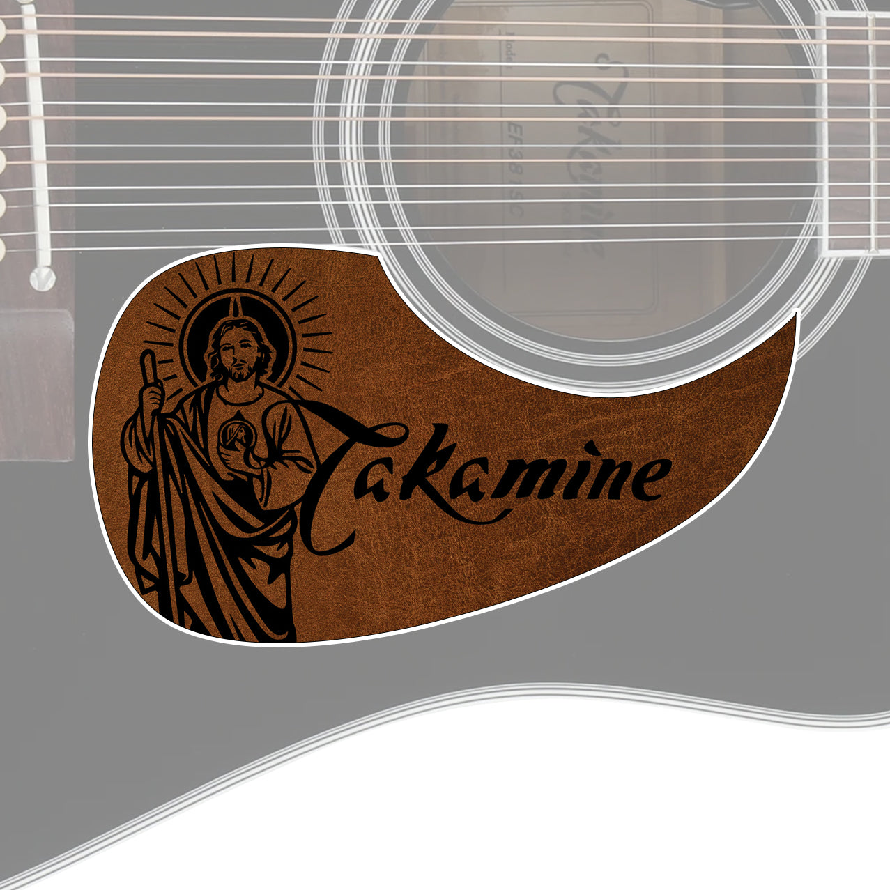 San Judas Pickguard Brown