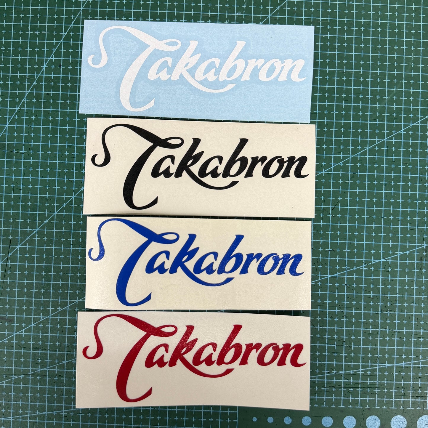 Takabron Vinyl Decal Sticker