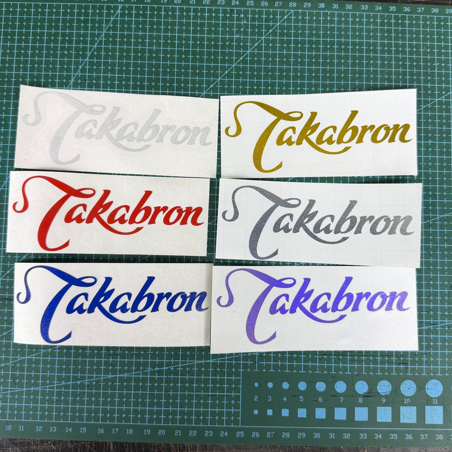 Takabron Vinyl Decal Sticker