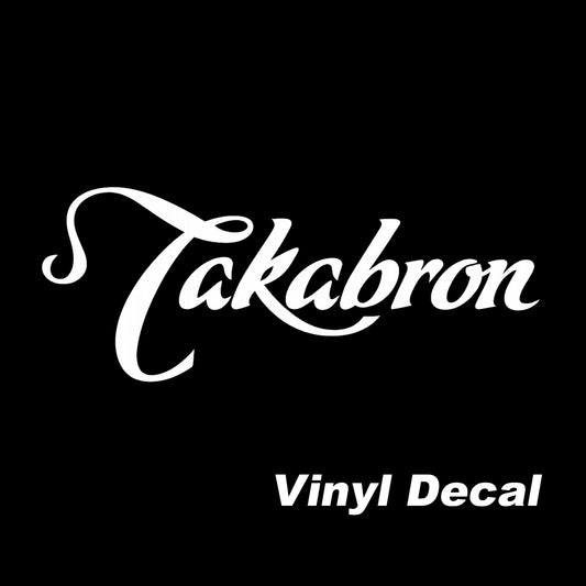 Takabron Vinyl Decal Sticker