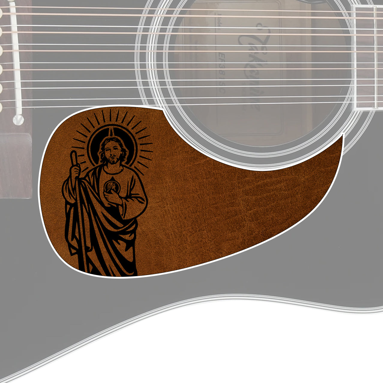 San Judas Pickguard Brown