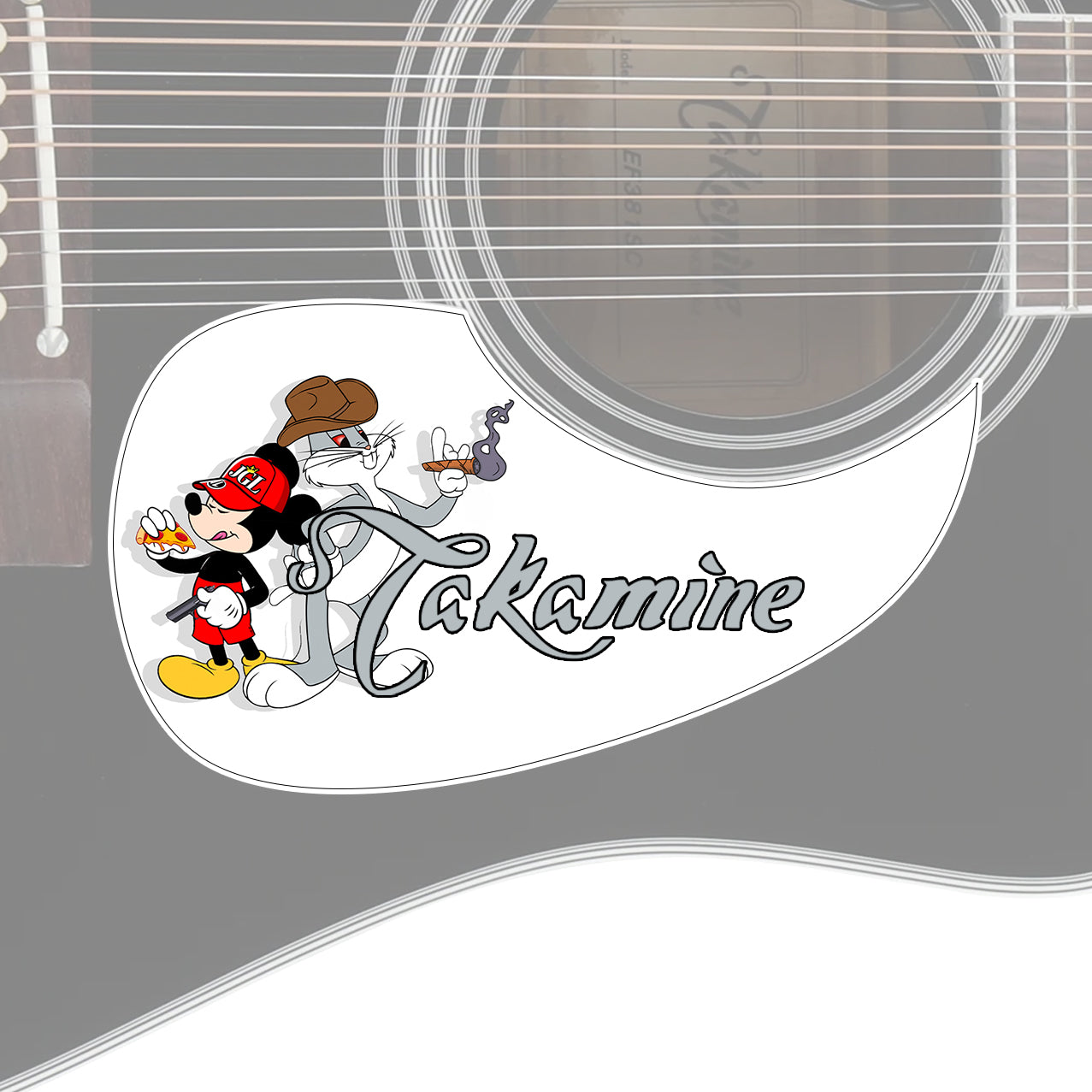 Mickey and Bugs Pickguard