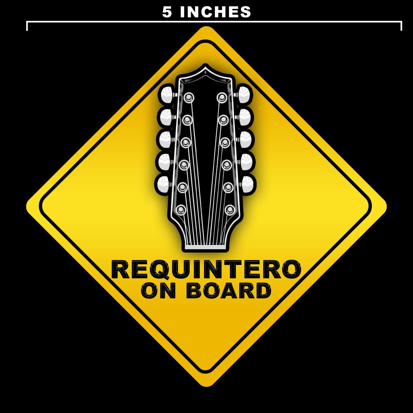 Musician On Board Stickers