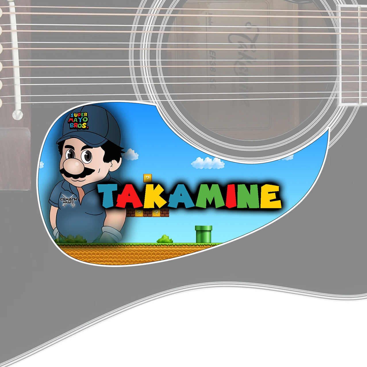 Super Mayo Bros Pickguard